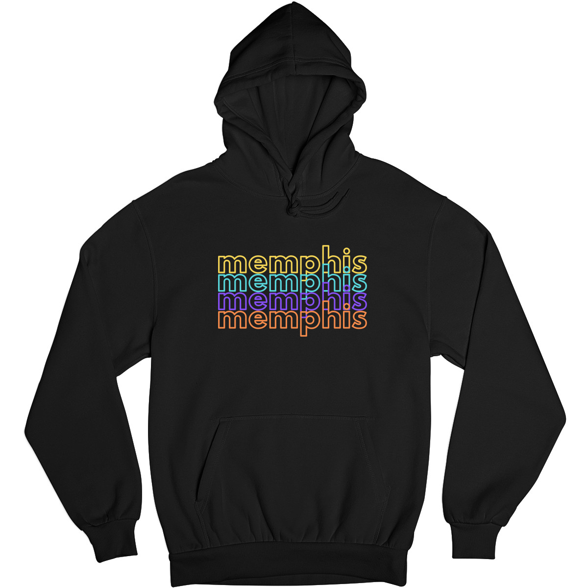 Memphis Unisex Hoodie | Black