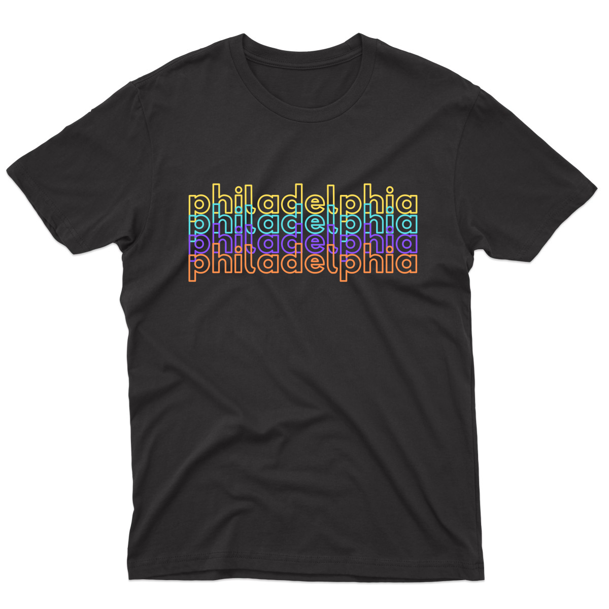 Philadelphia Men's T-shirt | Black