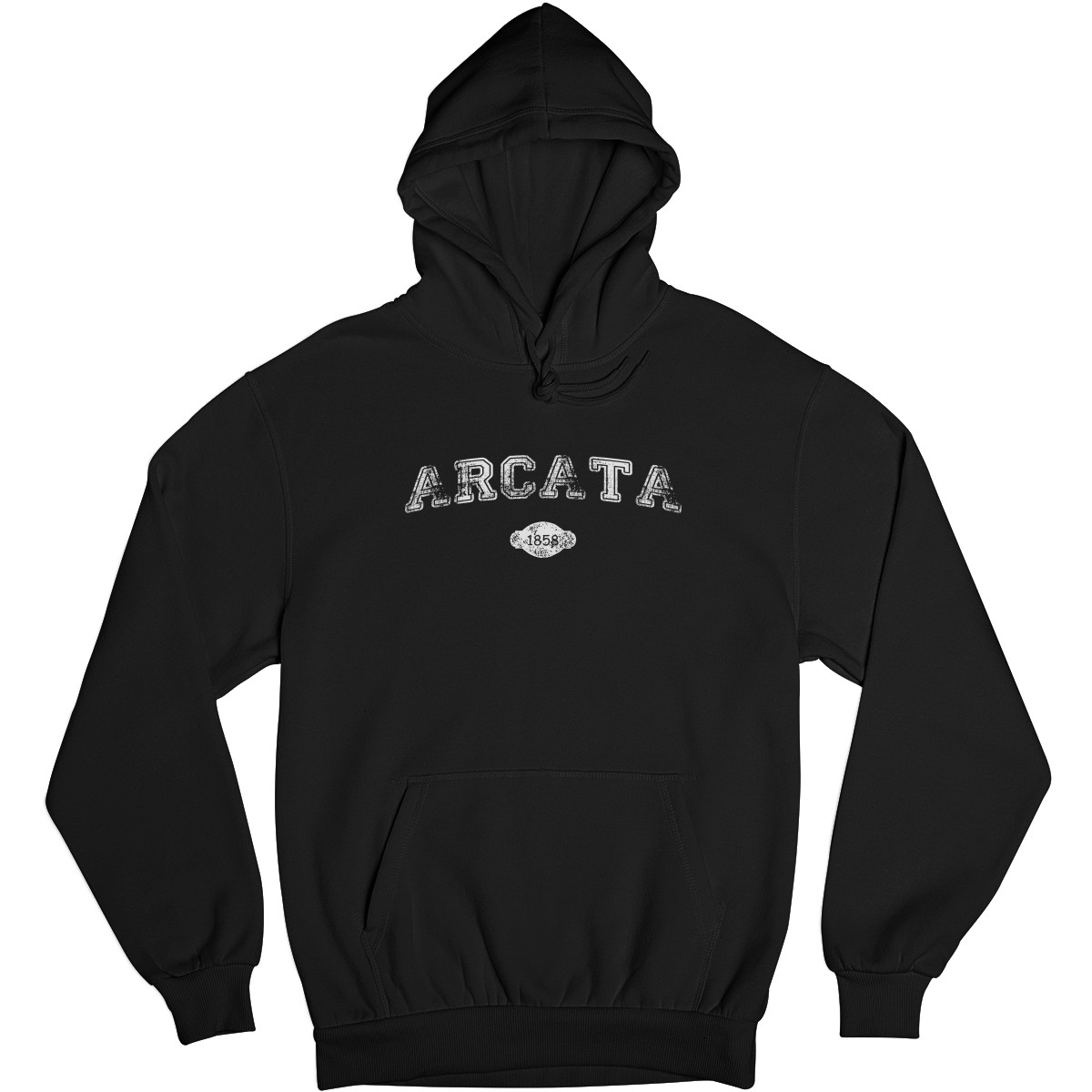 Arcata 1858 Represent Unisex Hoodie | Black