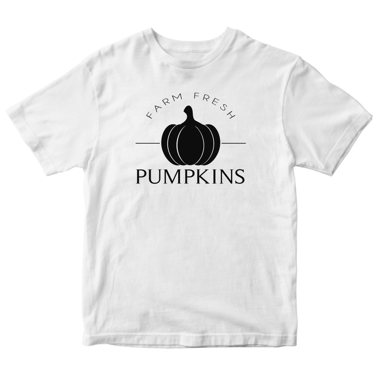 Farm Fresh Pumpkins Kids T-shirt | White