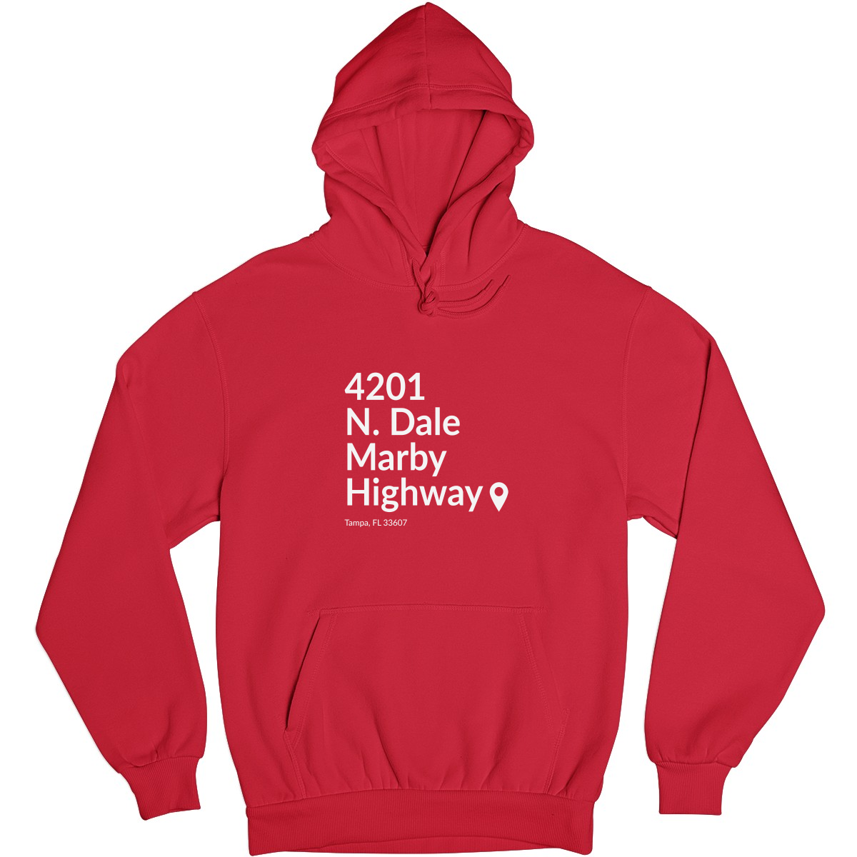 Tampa Bay Football Stadium Unisex Hoodie | Red