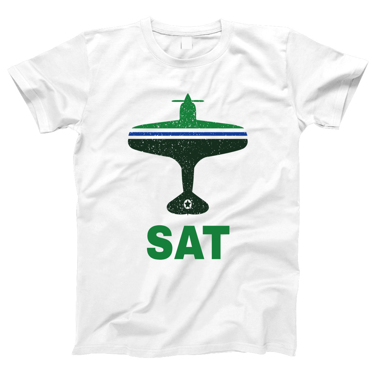 Fly San Antonio SAT Airport  Women's T-shirt | White