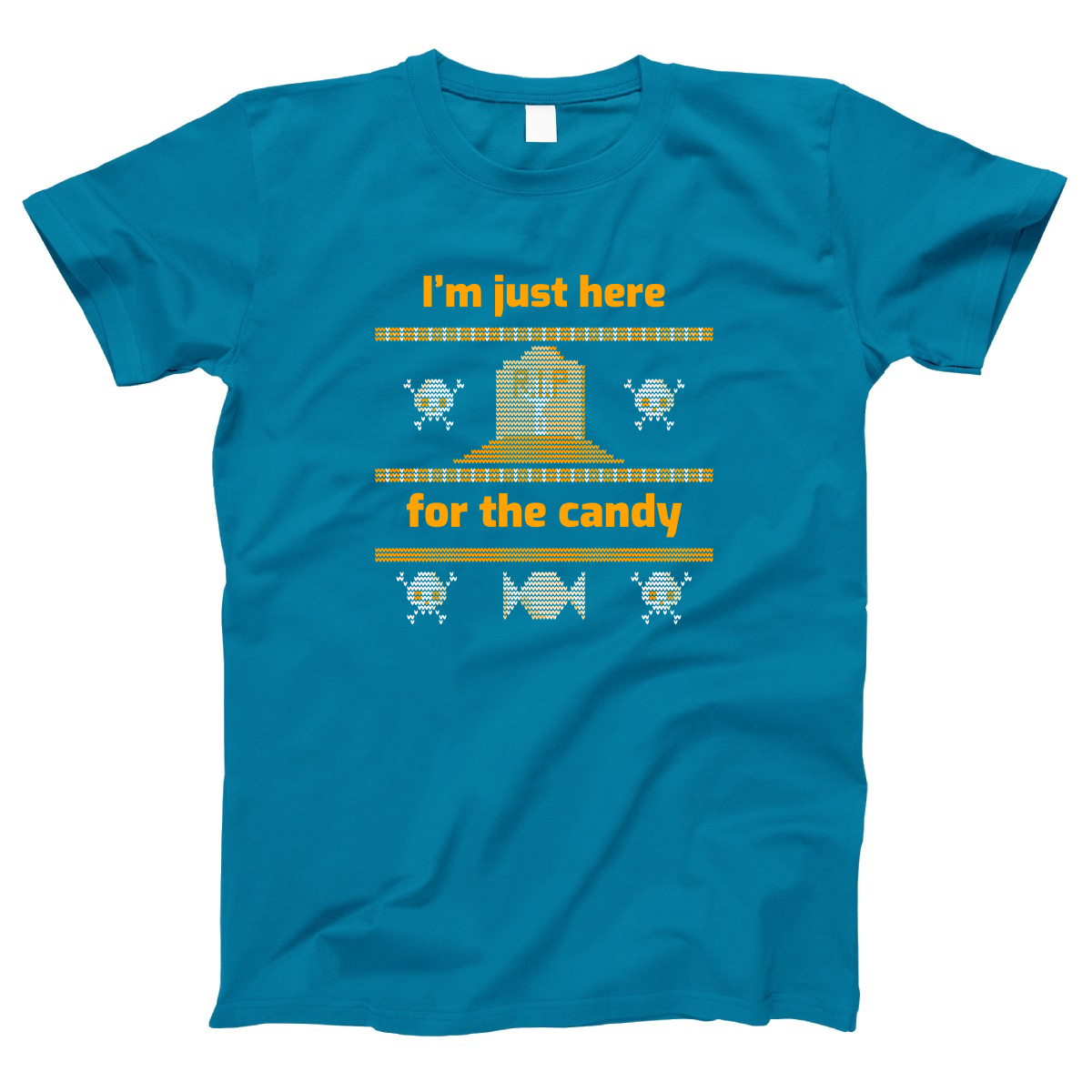 I'm Just Here For the Candy Women's T-shirt | Turquoise