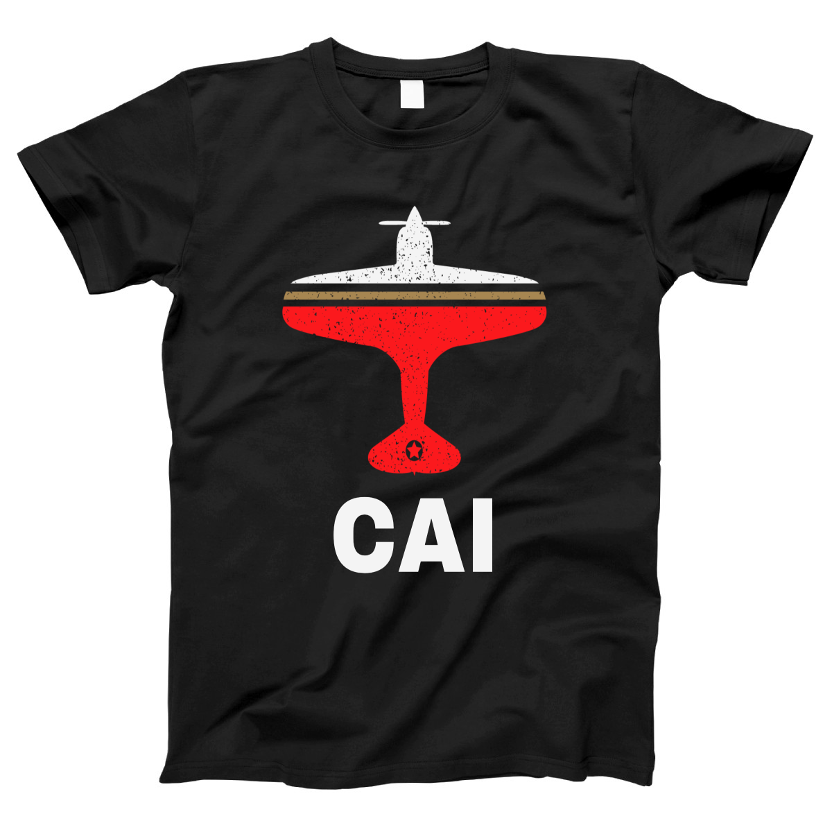 Fly Cairo CAI Airport Women's T-shirt | Black