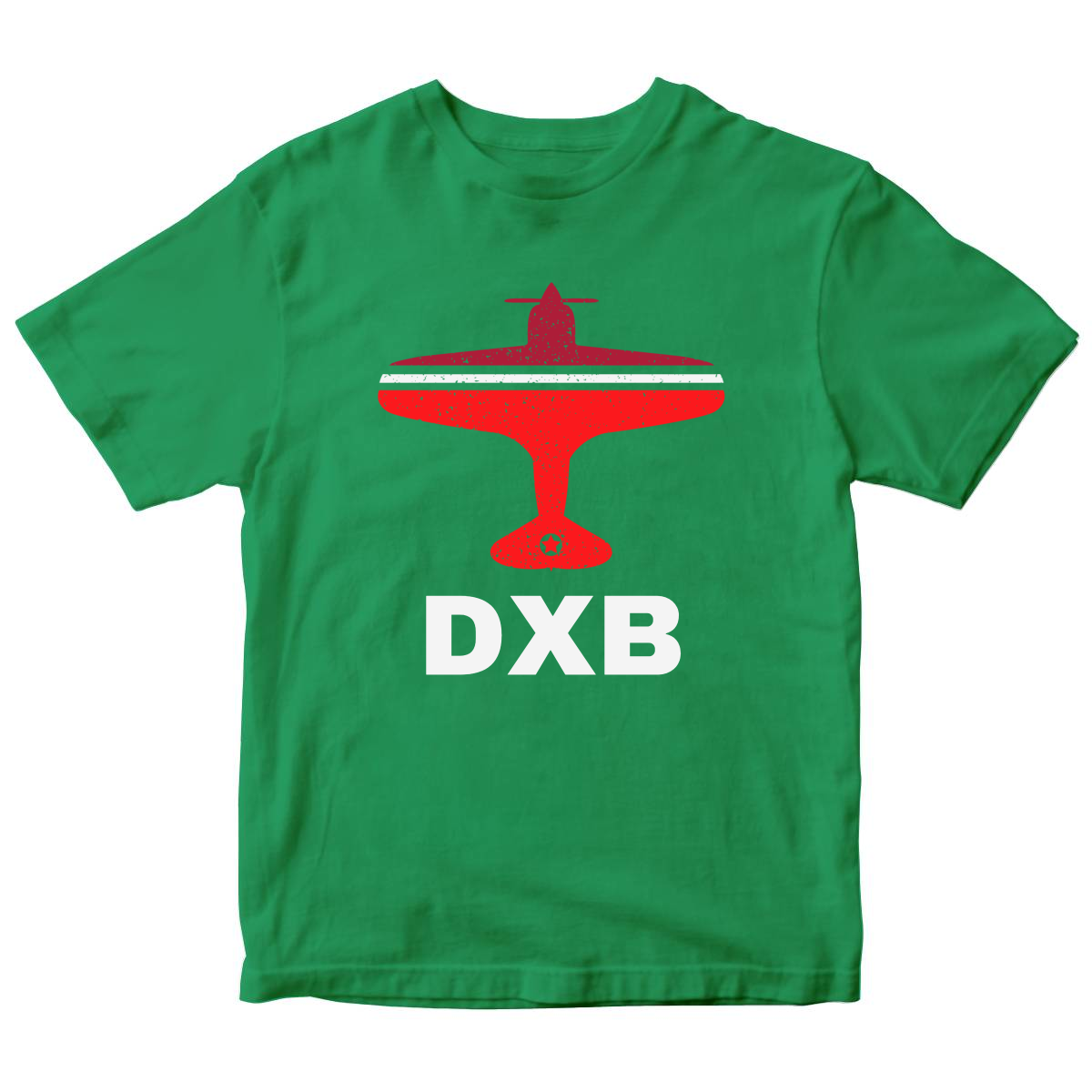 Fly Dubai DXB Airport Kids T-shirt | Green