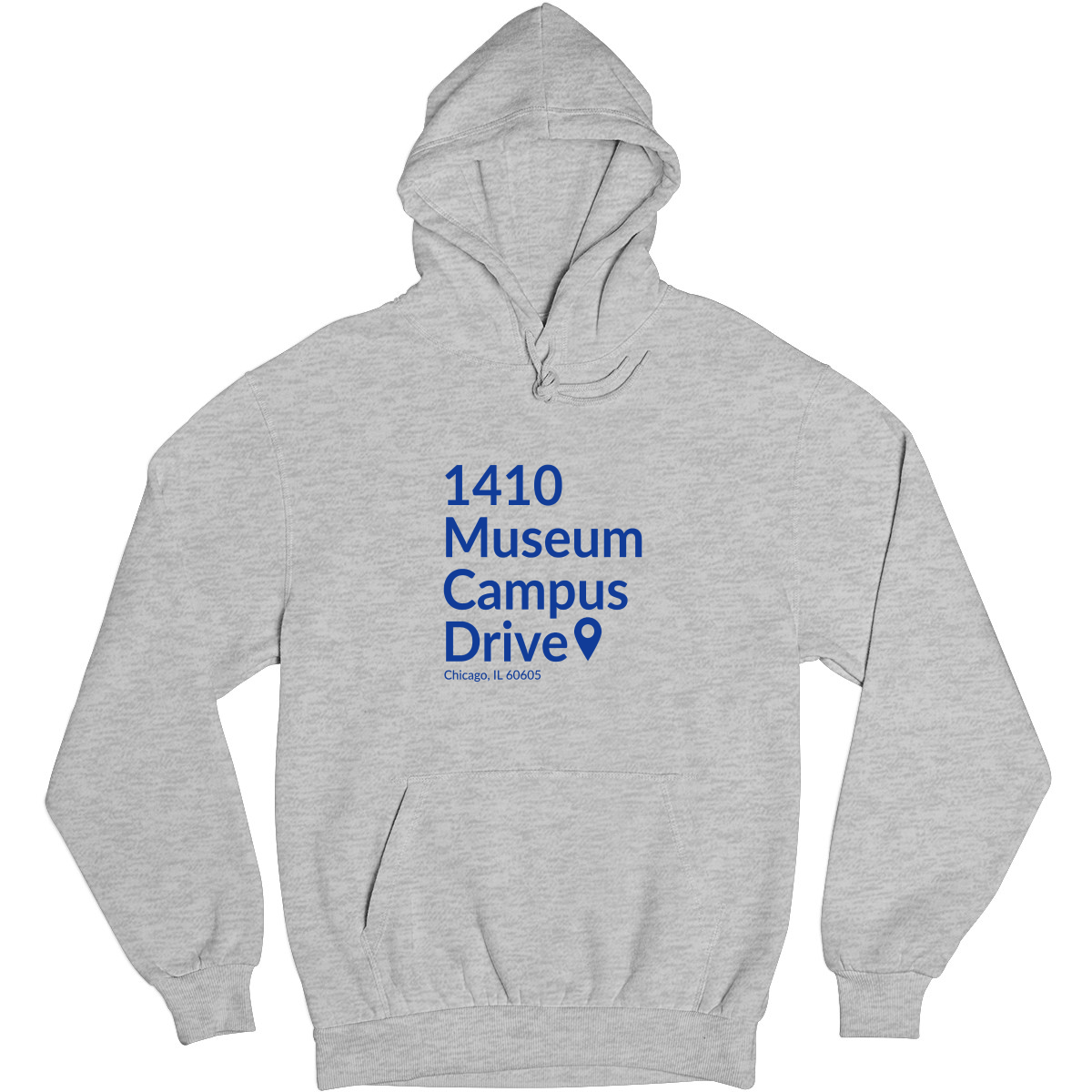 Chicago Football Stadium Unisex Hoodie | Gray