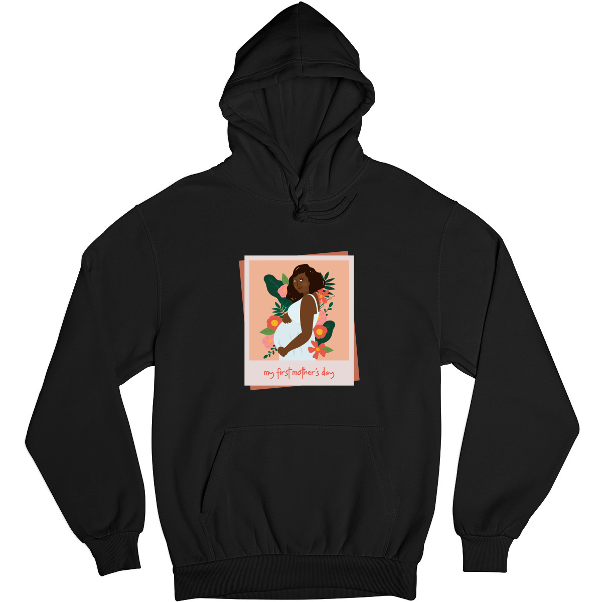 My First Mother's day Unisex Hoodie | Black