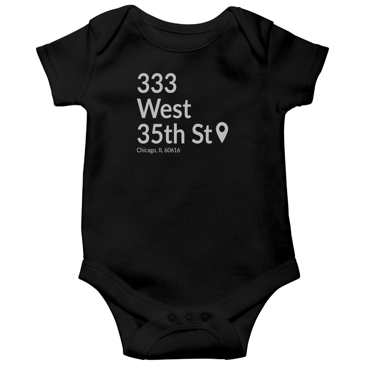 Chicago Baseball Stadium South Side Baby Bodysuits