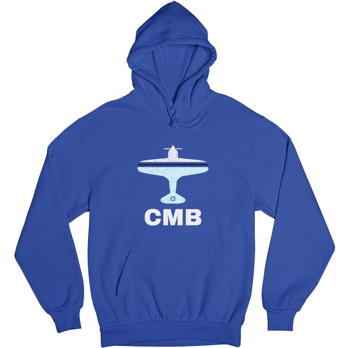 Fly Colombo CMB Airport Unisex Hoodie | Blue