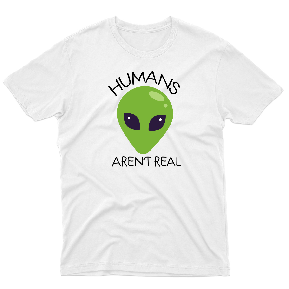 Humans Aren't Real Men's T-shirt | White