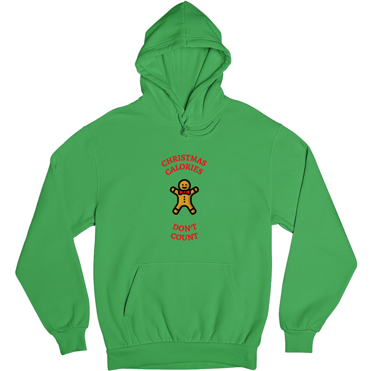 Christmas Calories Don't Count Unisex Hoodie | Green