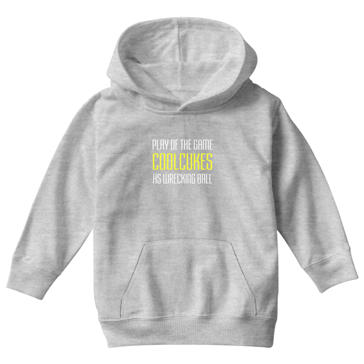 Play of the Game Kids Hoodie | Gray