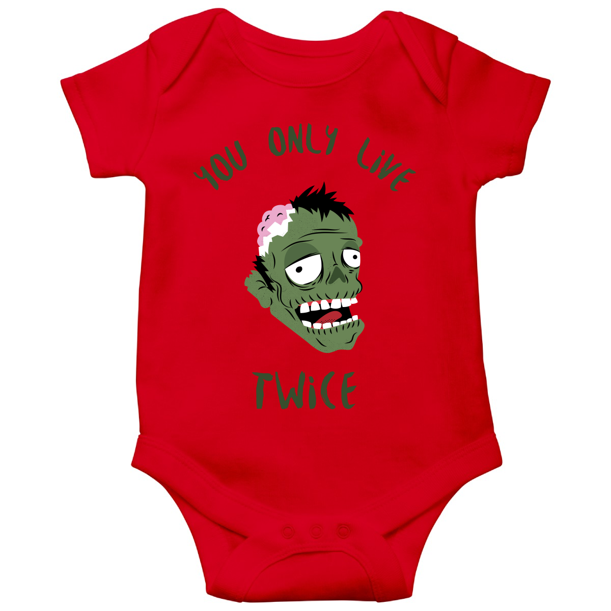 You Only Live Twice Baby Bodysuits | Red