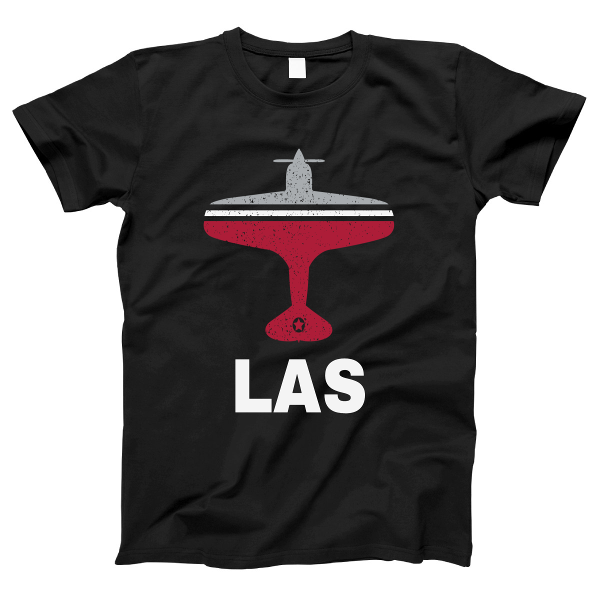 Fly Las Vegas LAS Airport Women's T-shirt | Black