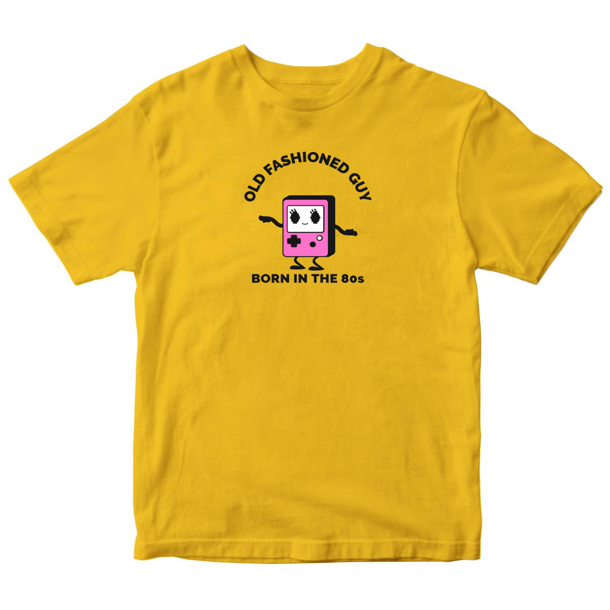 Old Fashioned Guy Toddler T-shirt | Yellow