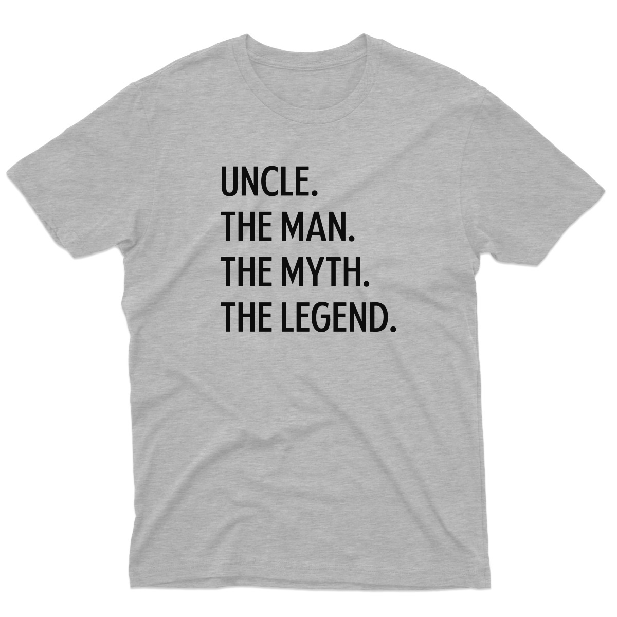 Uncle The Man The Myth The Legend Men's T-shirt | Gray