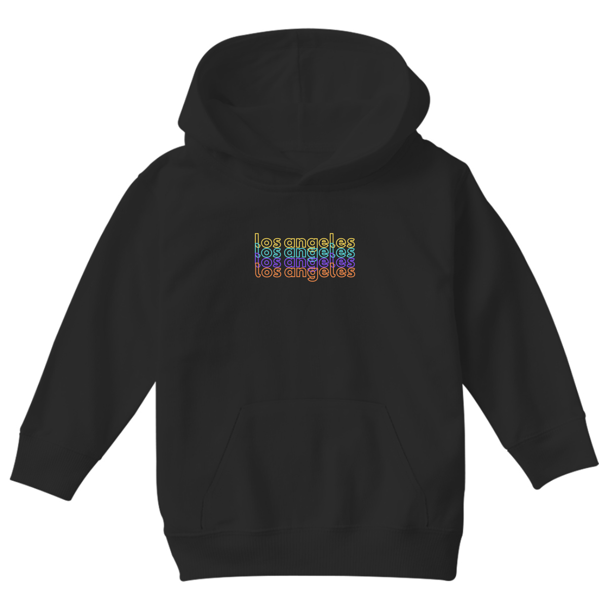 Los Angeles Kids Hoodie | Black