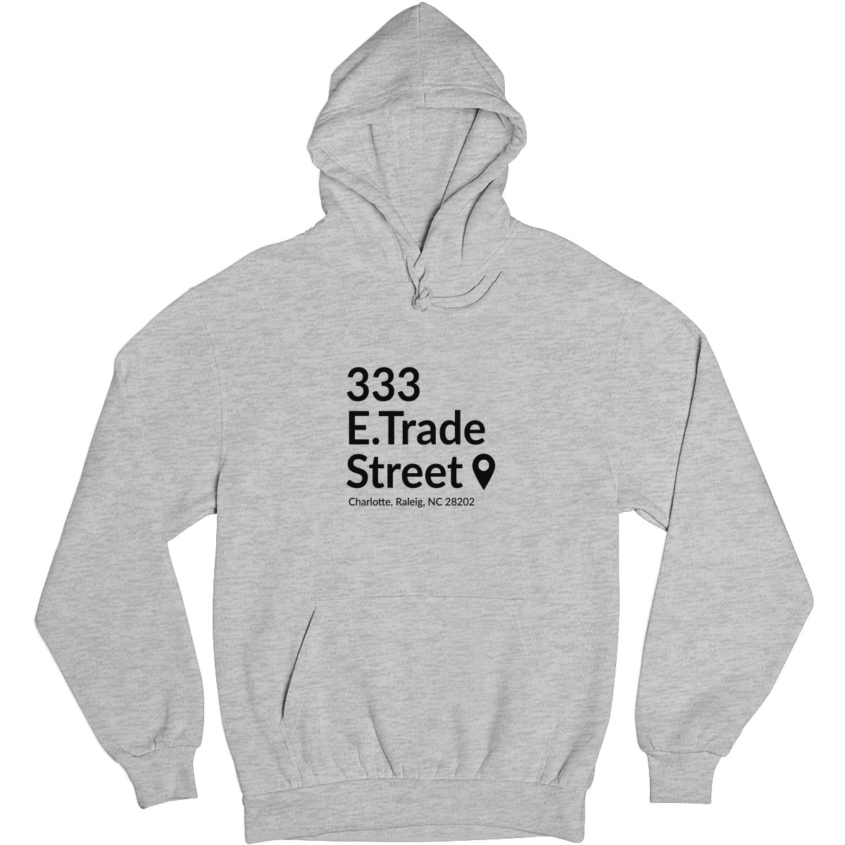 Charlotte Basketball Stadium Unisex Hoodie | Gray