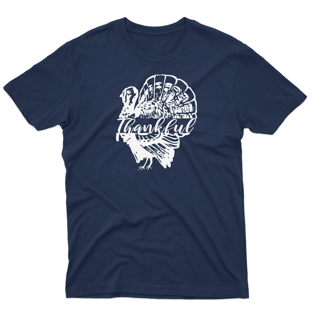 Thankful Turkey Men's T-shirt | Navy