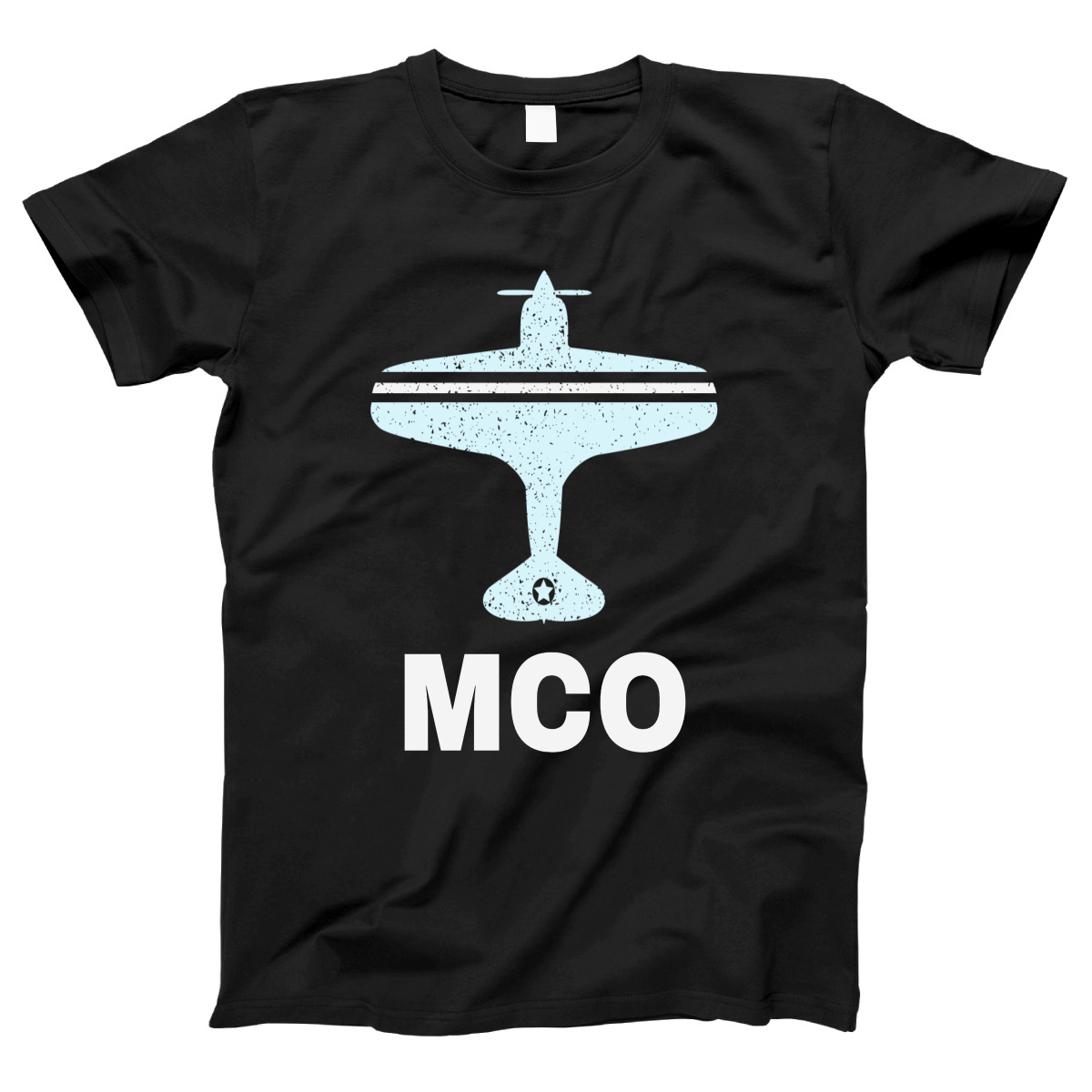 Fly Orlando MCO Airport Women's T-shirt | Black