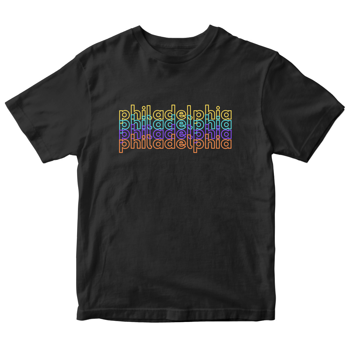 Philadelphia Kids T-shirt | Black