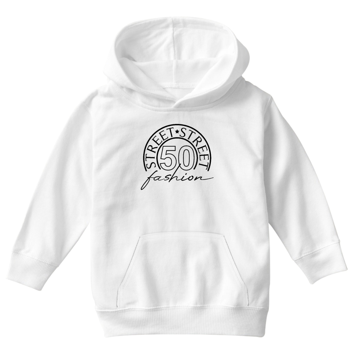 Retro 50 Kids Hoodie | White