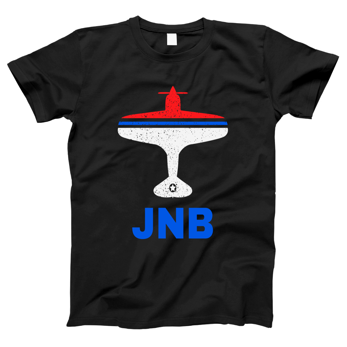 Fly Johannesburg JNB Airport Women's T-shirt | Black