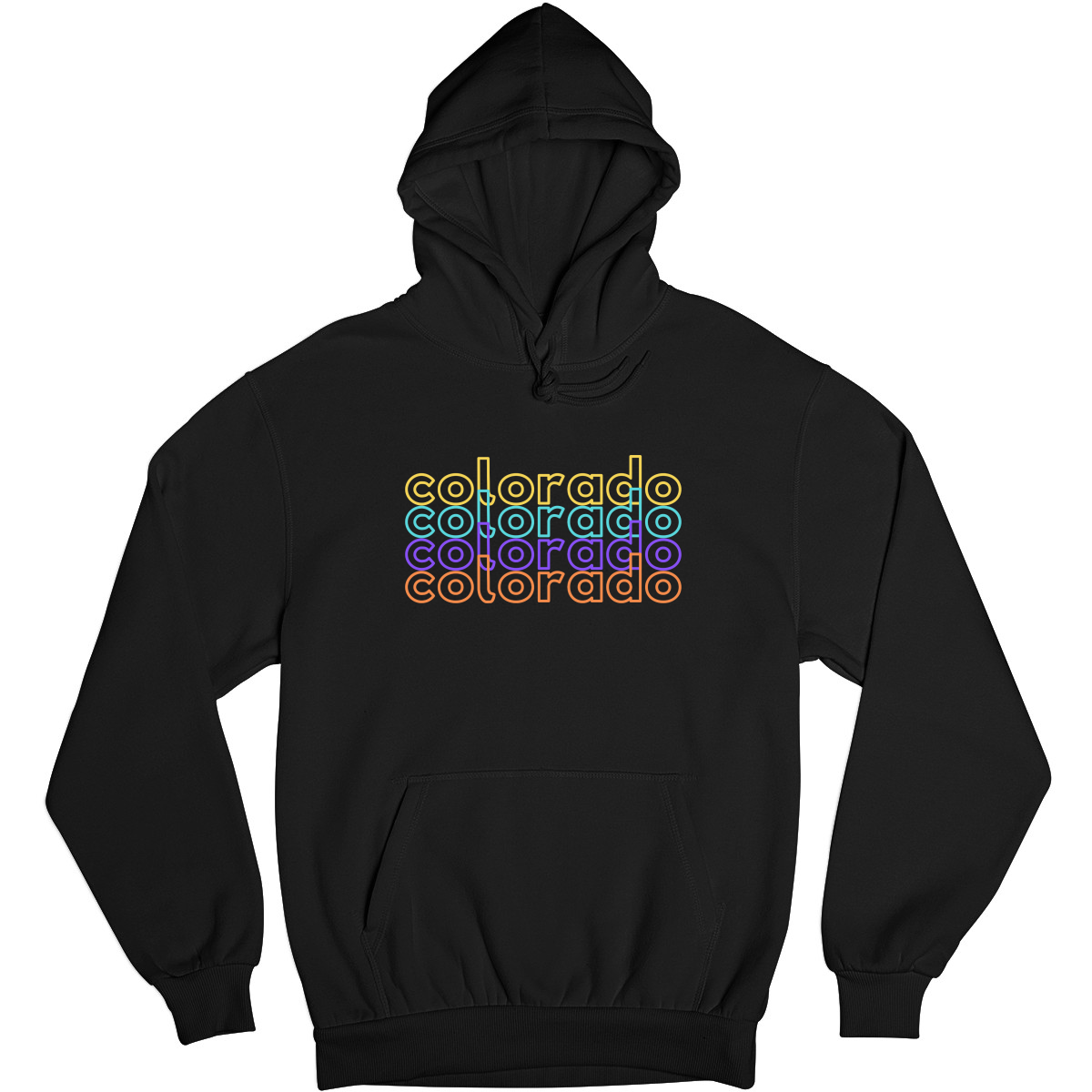 Colorado Unisex Hoodie | Black