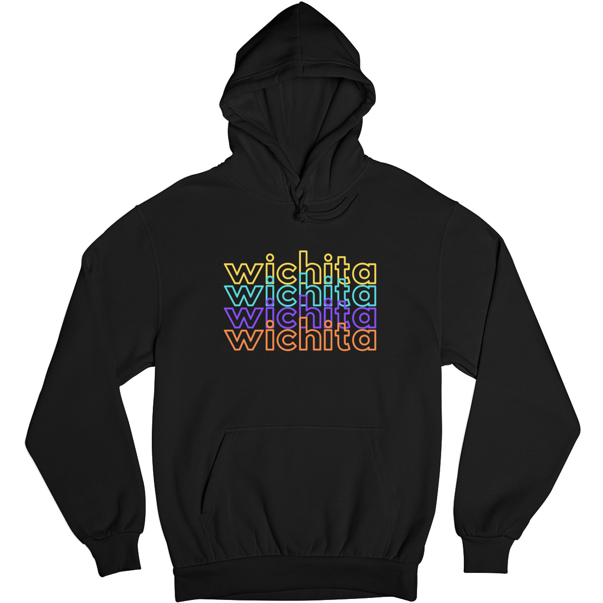 Wichita Unisex Hoodie | Black