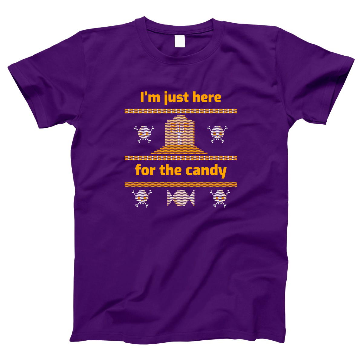 I'm Just Here For the Candy Women's T-shirt | Purple