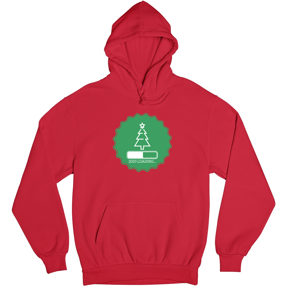 2021 Loading Unisex Hoodie | Red