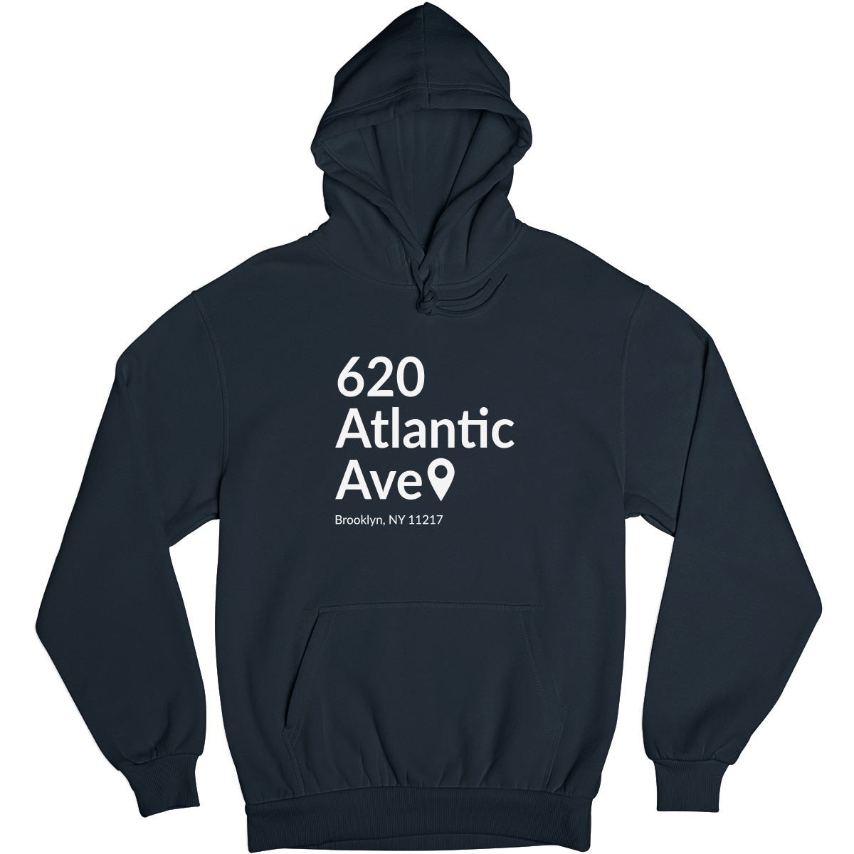 Brooklyn Basketball Stadium Unisex Hoodie | Navy