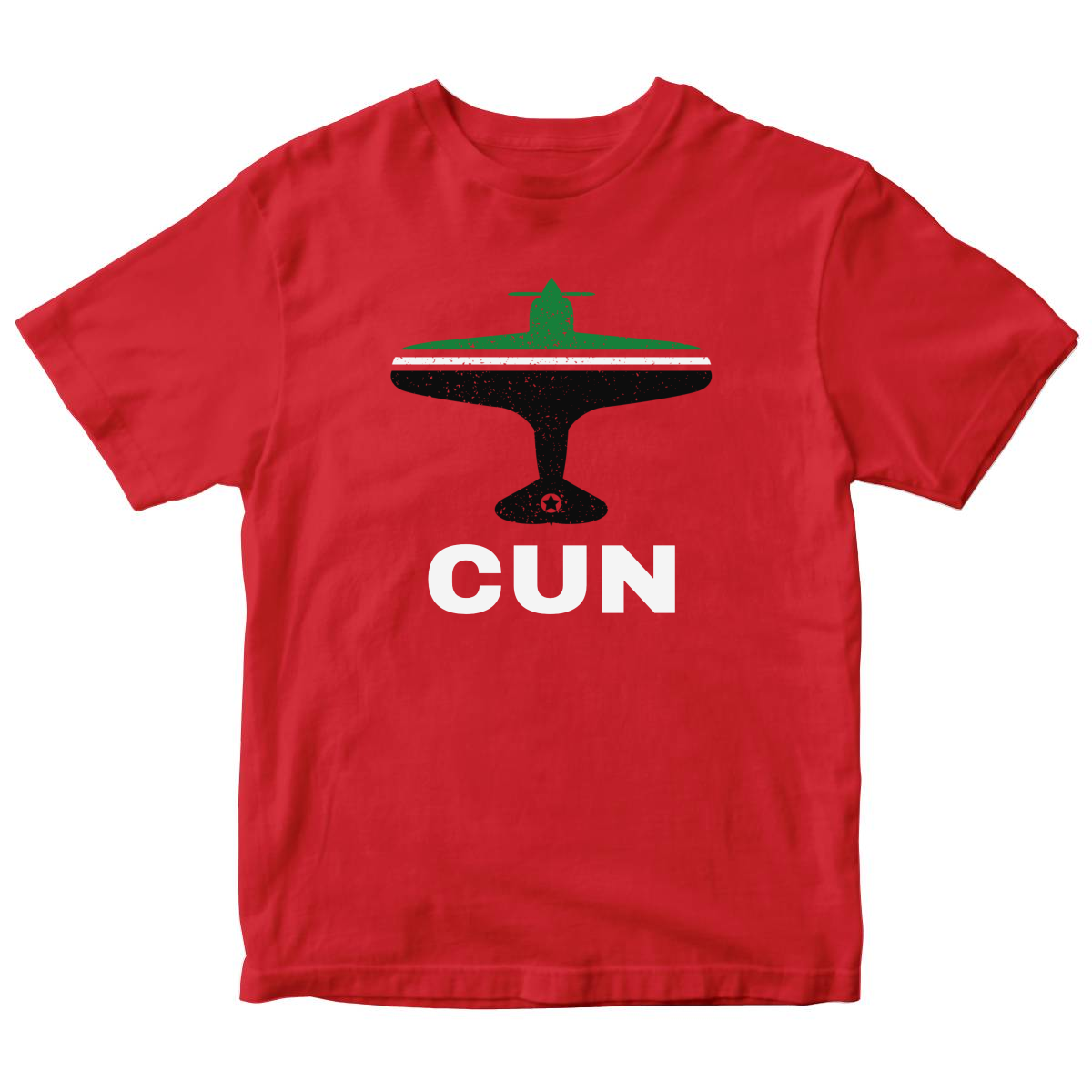 Fly Cancun CUN Airport  Kids T-shirt | Red