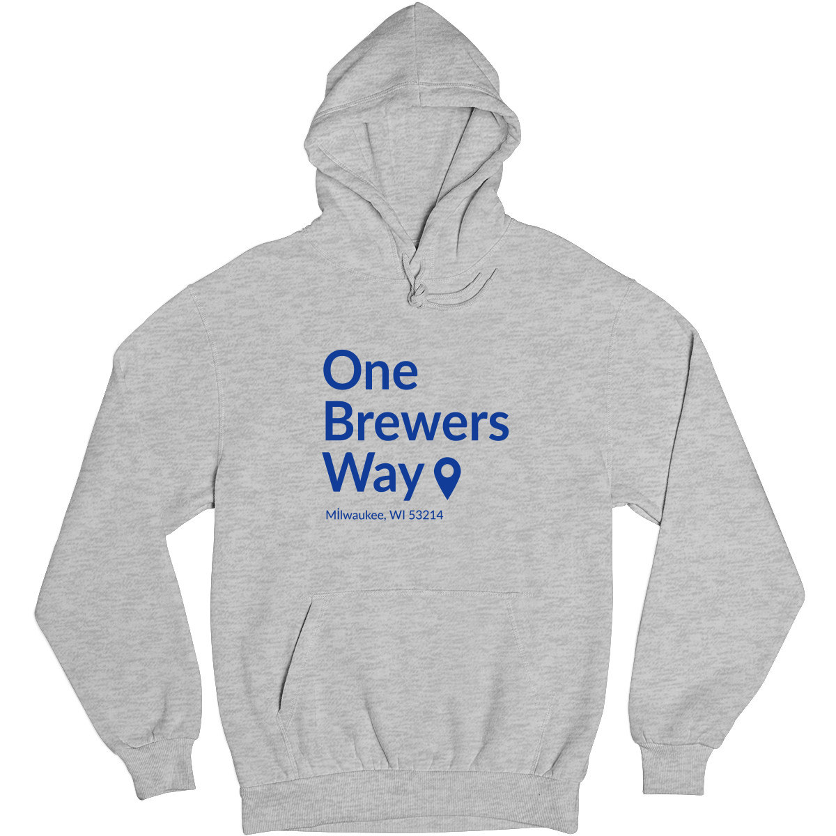 Milwaukee Baseball Stadium Unisex Hoodie | Gray