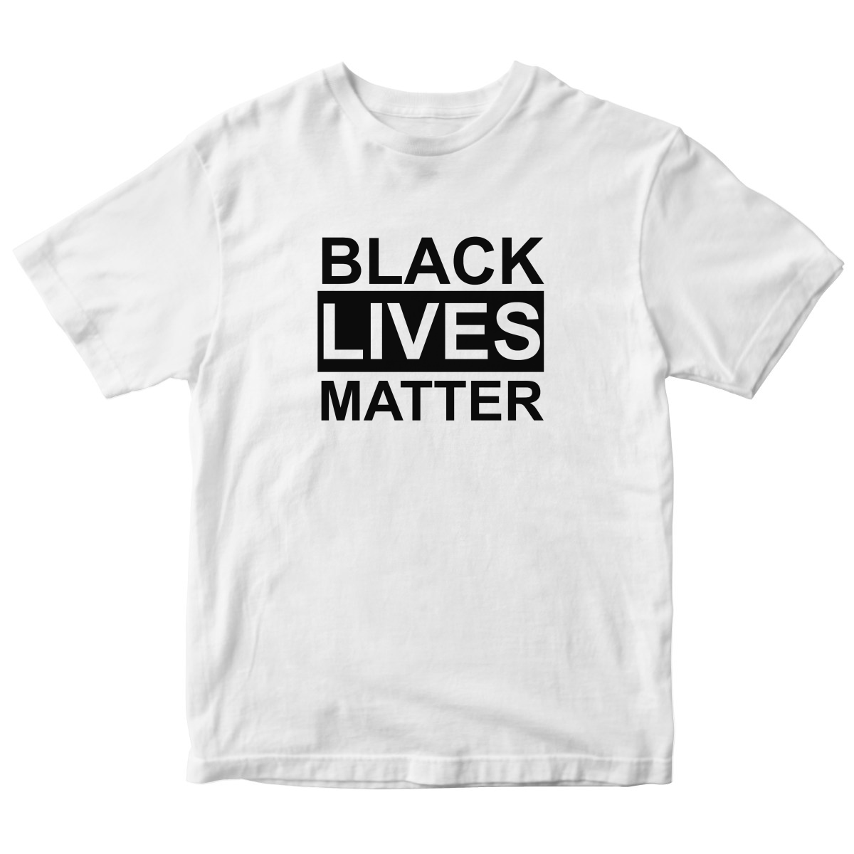 Black Lives Matter Kids T-shirt | White