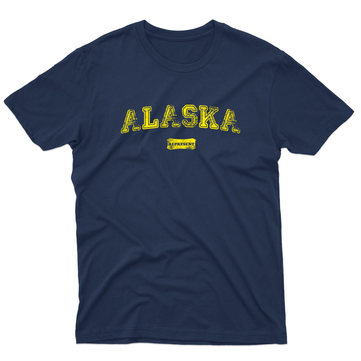 Alaska Represent Men's T-shirt | Navy