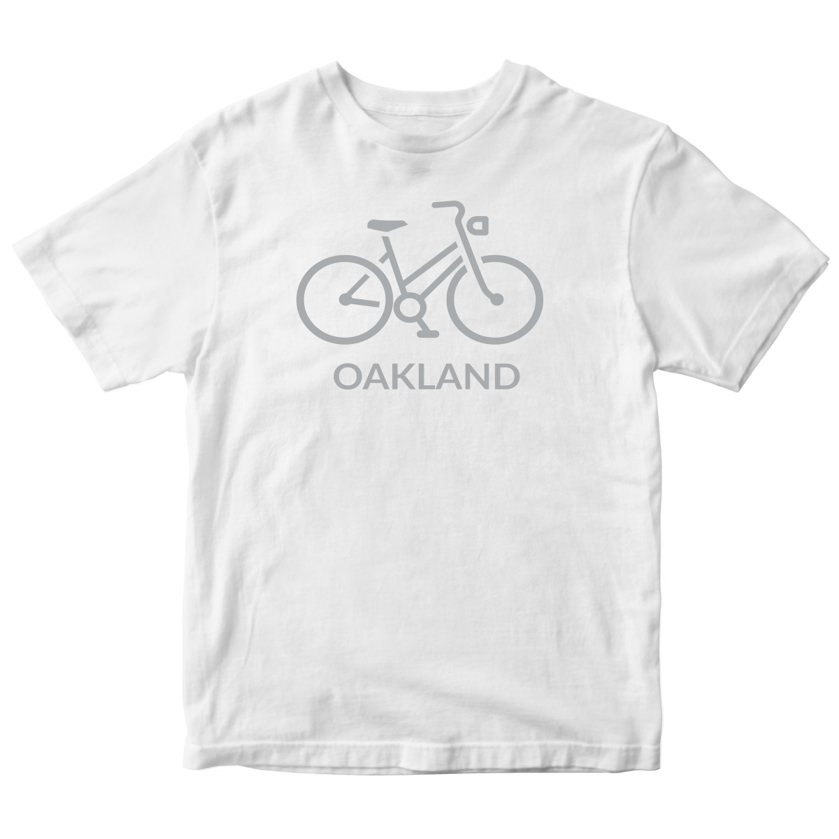 Bike Oakland Represent Kids T-shirt | White