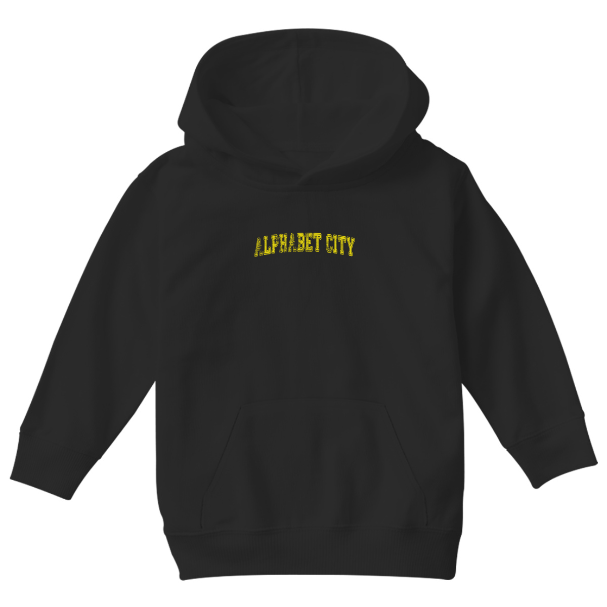 Alphabet City Represent Kids Hoodie | Black