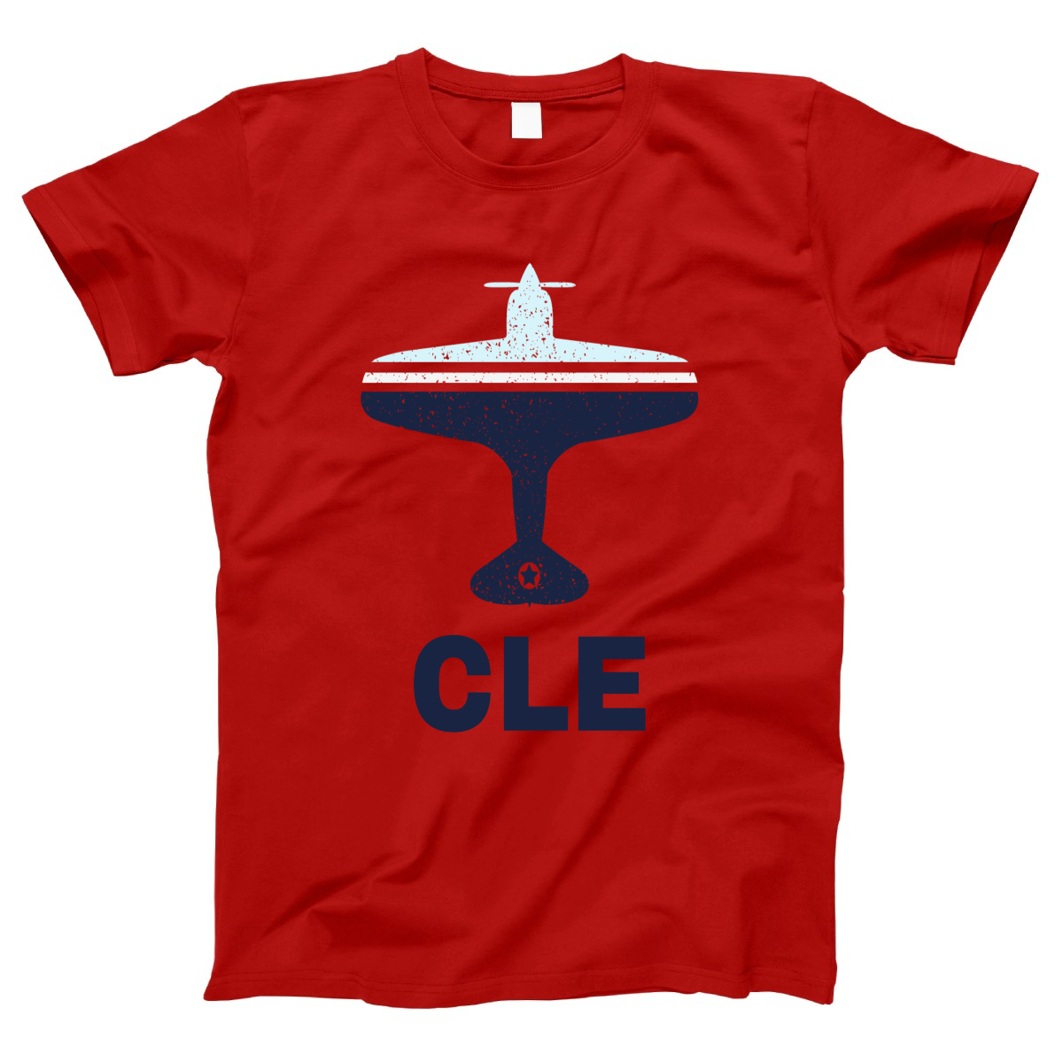 Fly Cleveland CLE Airport Women's T-shirt | Red