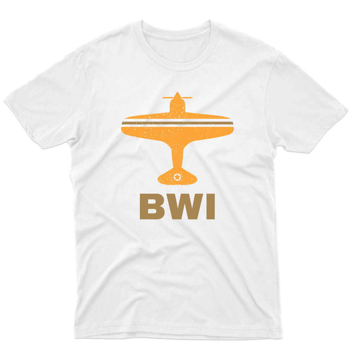 Fly Baltimore BWI Airport Men's T-shirt | White