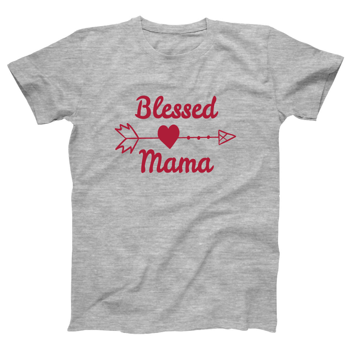 Blessed Mama Shirt Women's T-shirt | Gray