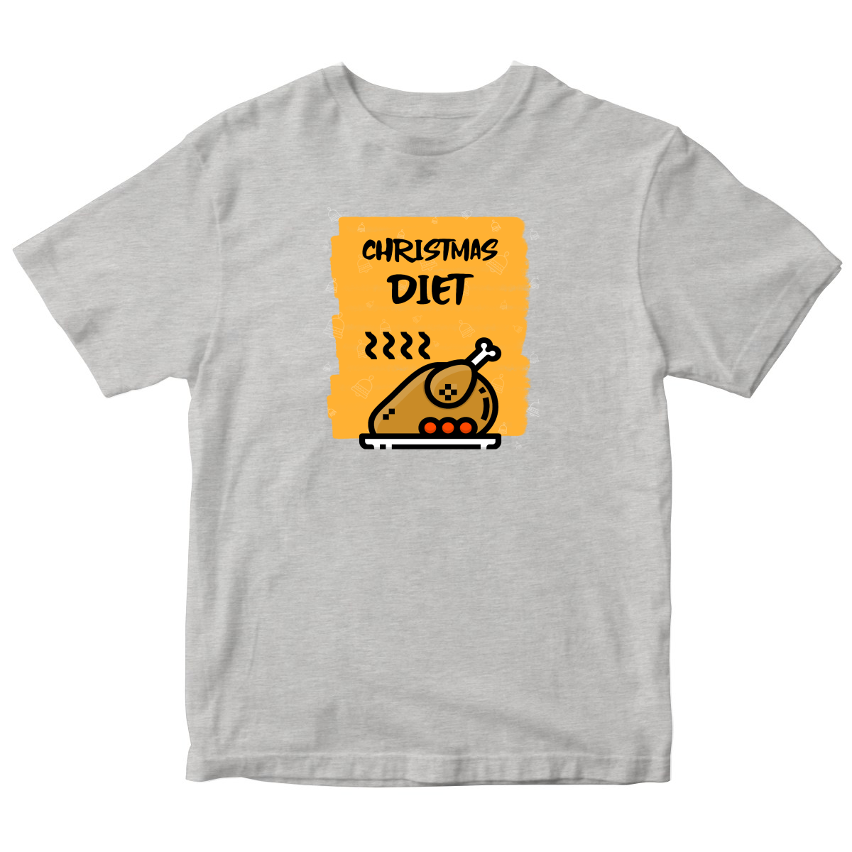 Christmas Diet Kids T-shirt | Gray