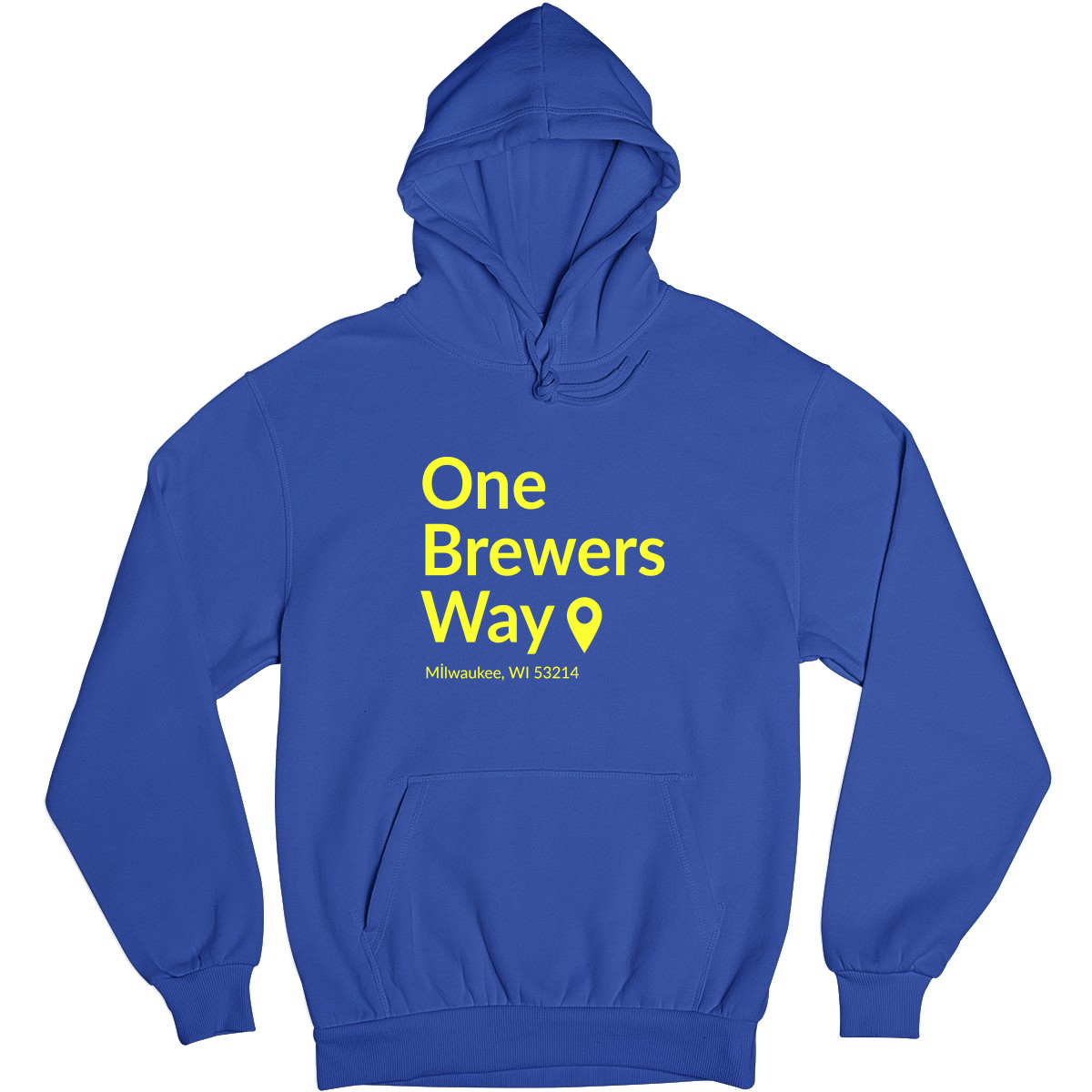 Milwaukee Baseball Stadium Unisex Hoodie | Blue