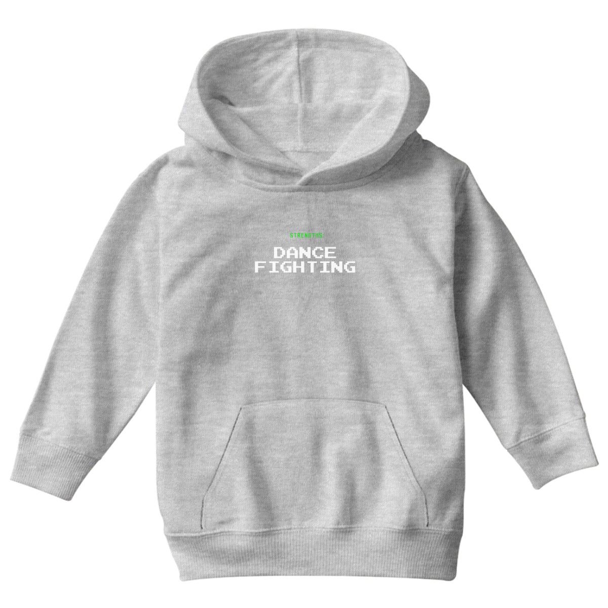 Strengths Dance Fighting  Kids Hoodie | Gray