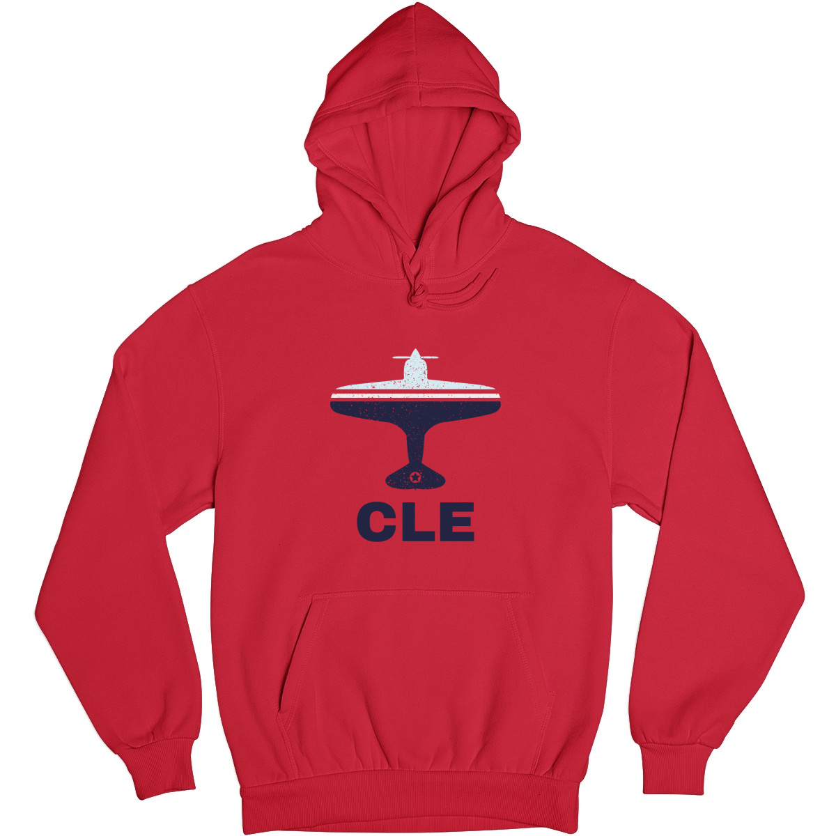 Fly Cleveland CLE Airport Unisex Hoodie | Red