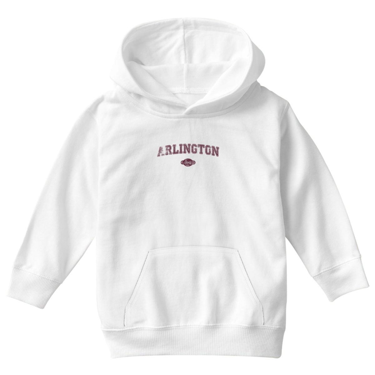 Arlington 1841 Represent Kids Hoodie | White