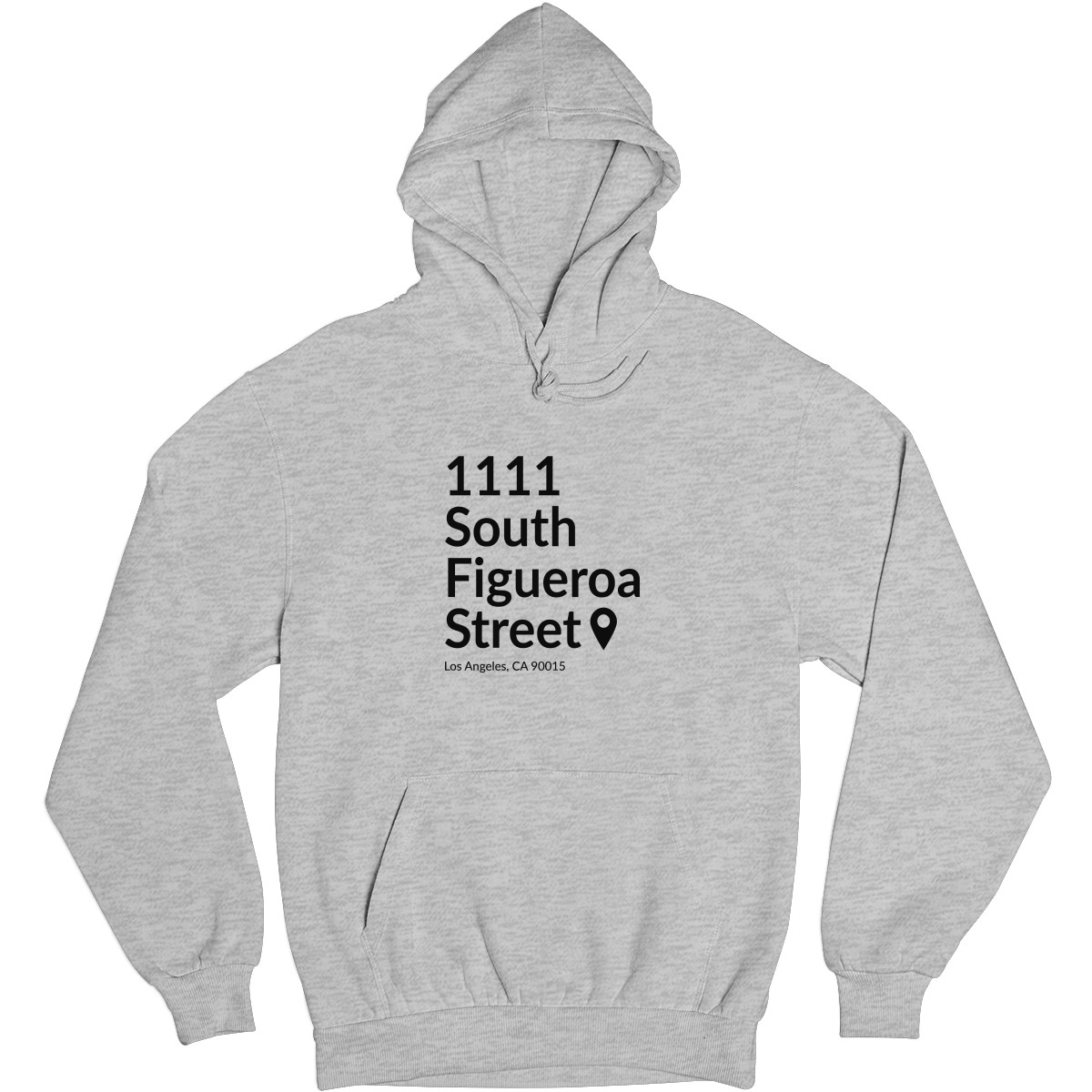 Los Angeles Basketball Stadium Unisex Hoodie | Gray