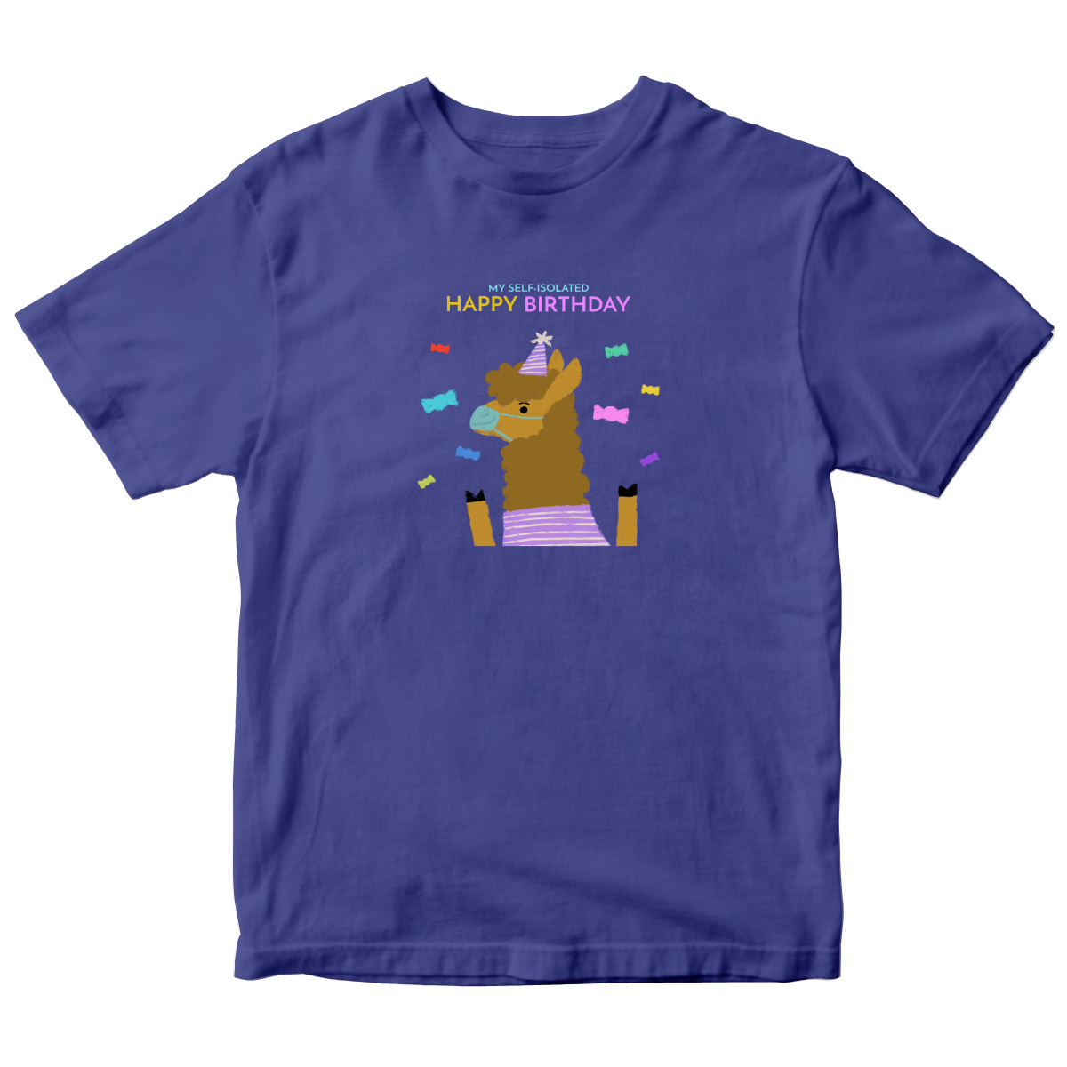 My Self Isolated Toddler T-shirt | Blue