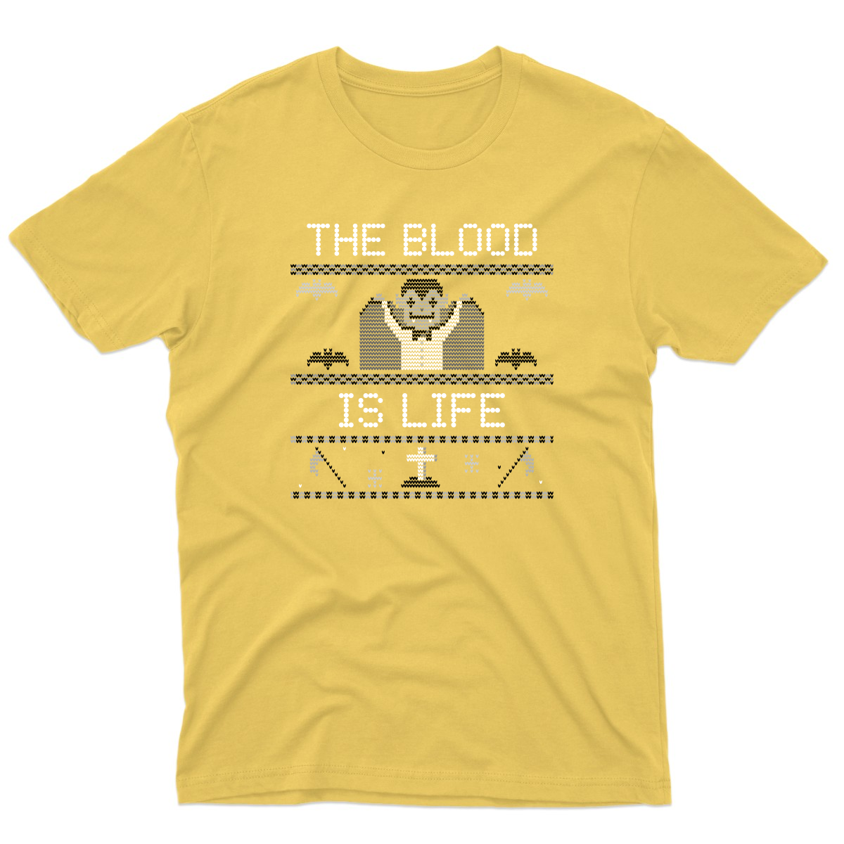 The Blood Is Life Men's T-shirt | Yellow