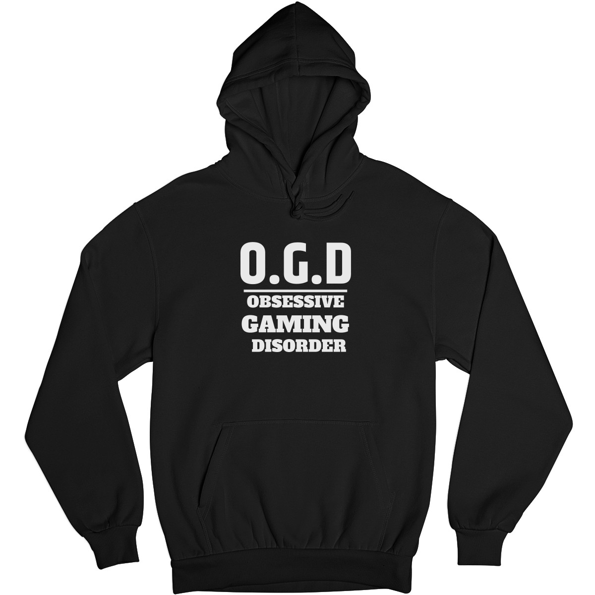 O.G.D Obsessive Gaming Disorder Unisex Hoodie | Black